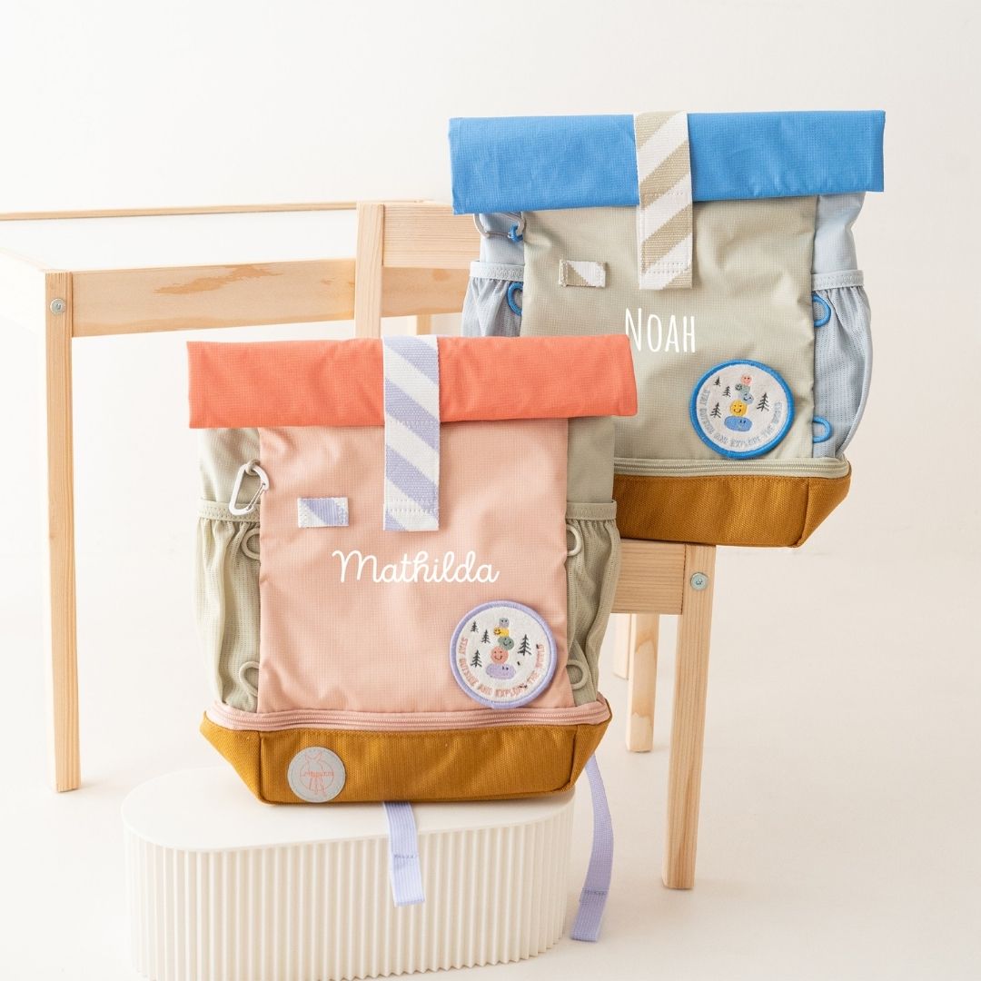 LÄSSIG Kindergartenrucksack Rolltop personalisierbar - wunderwunsch