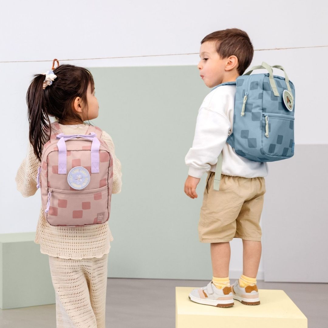 LÄSSIG Kindergartenrucksack Square "Pattern Party" personalisierbar - wunderwunsch