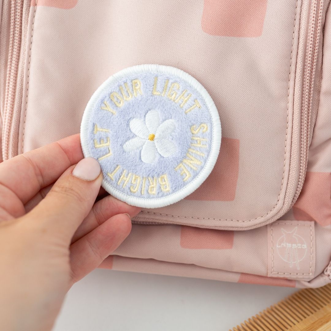 LÄSSIG Kulturtasche Kinder "Pattern Party" personalisierbar - wunderwunsch