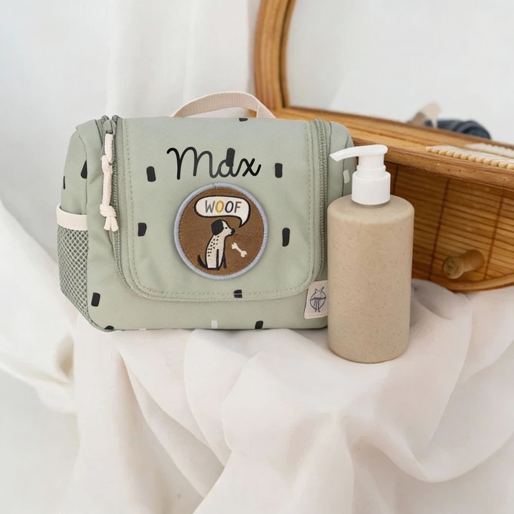 LÄSSIG Kulturtasche - Punkte - wunderwunsch