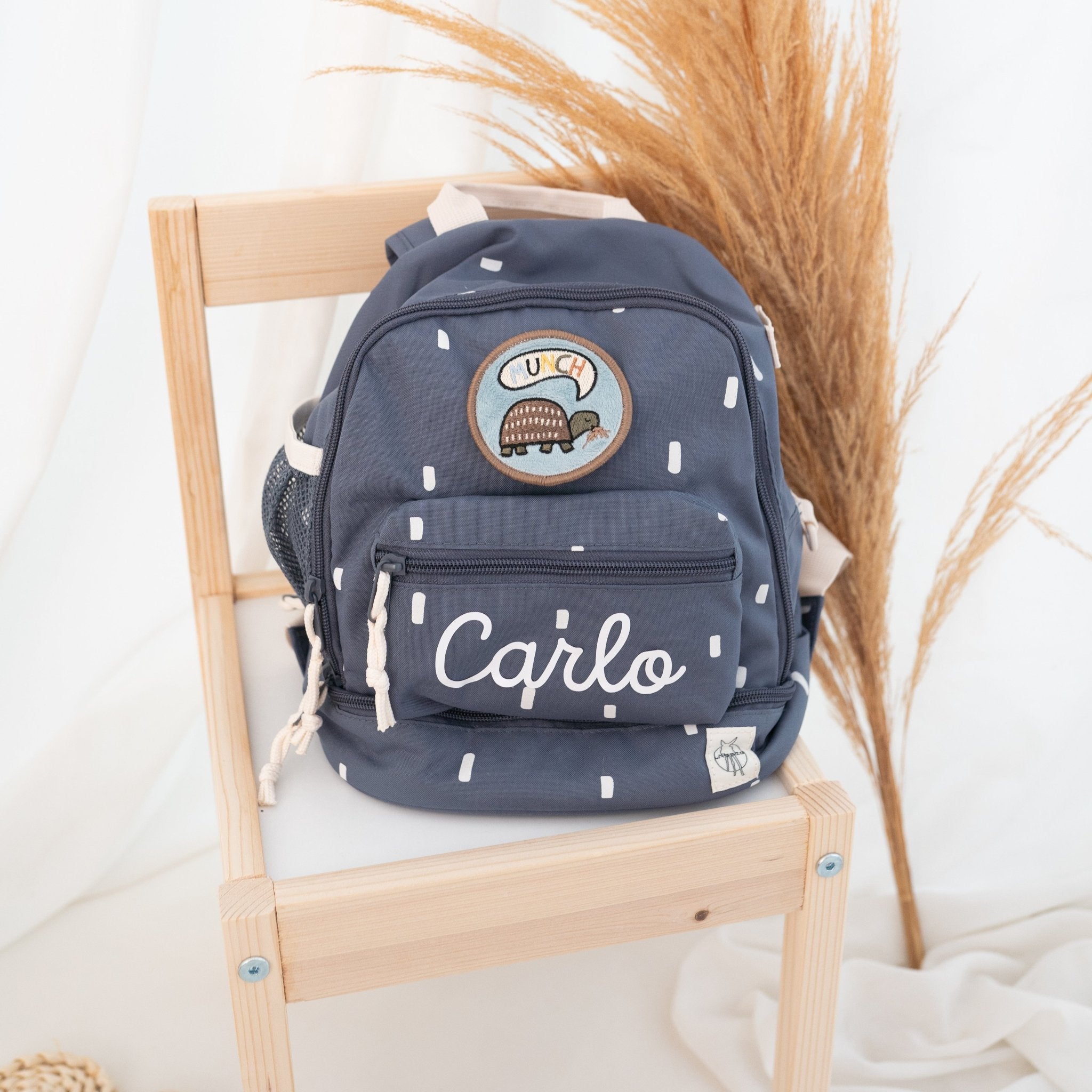 LÄSSIG Rucksack "Punkte rund" personalisiert - wunderwunsch
