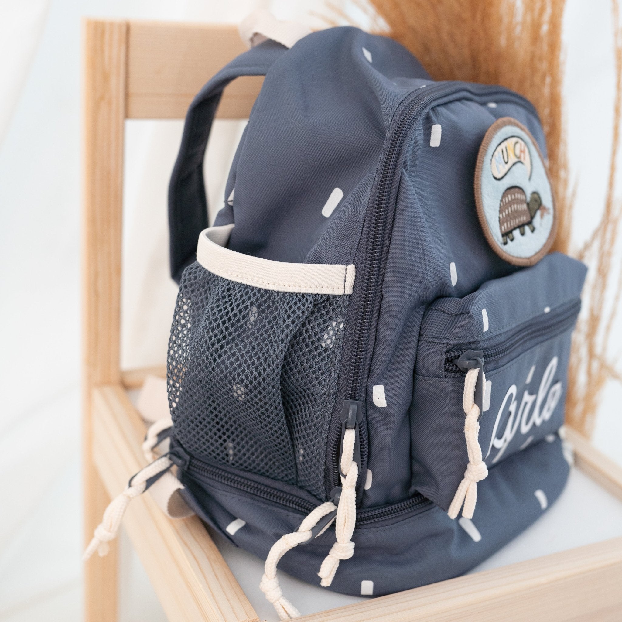 LÄSSIG Rucksack "Punkte rund" personalisiert - wunderwunsch