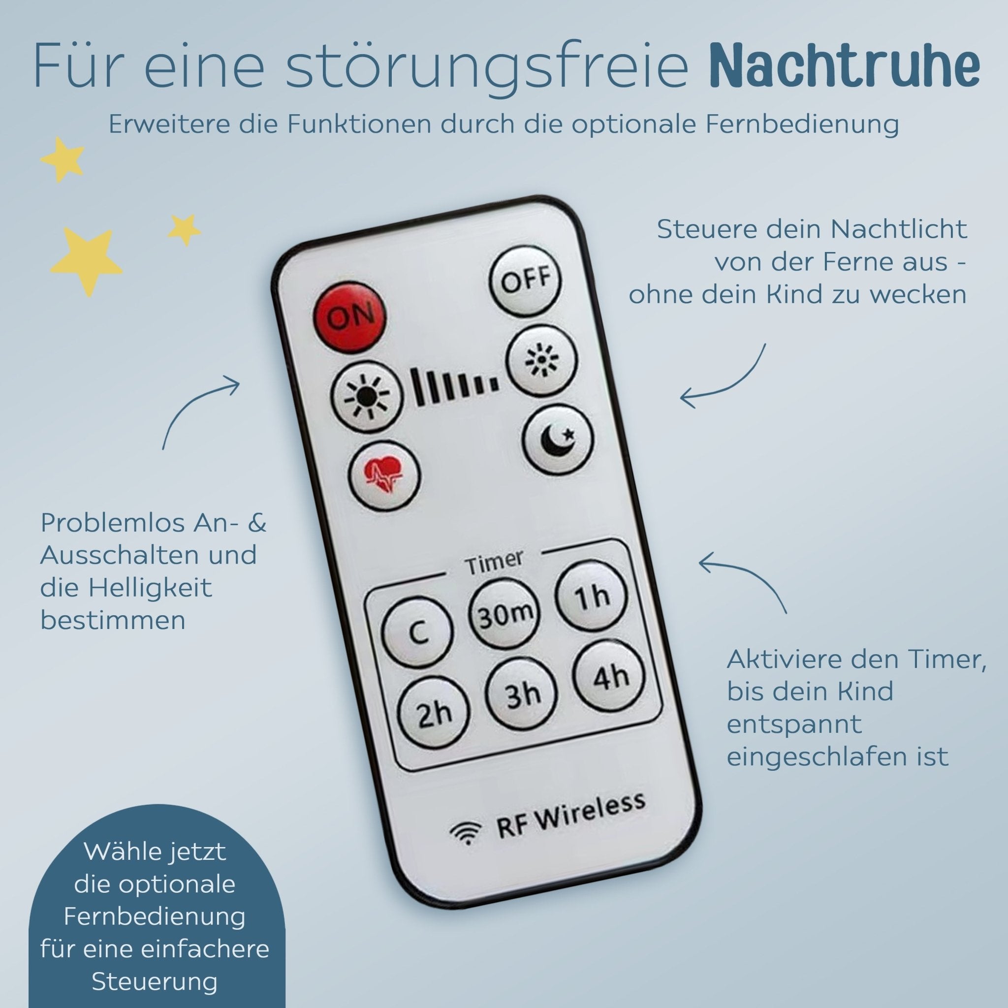 LED Nachtlicht Kinder personalisiert - Taufe Arche Noah Aquarell - wunderwunsch