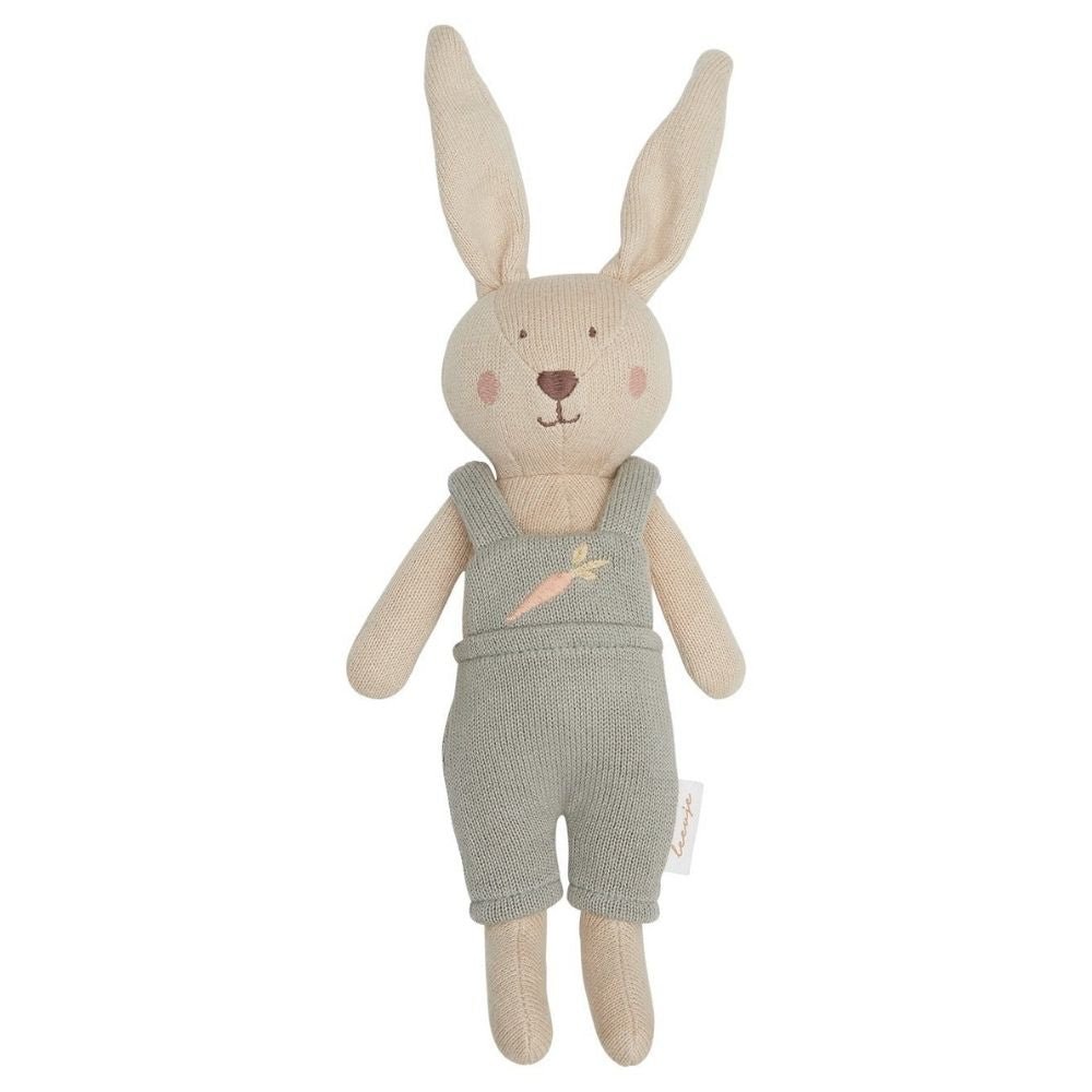 LEEVJE Hase Kuscheltier grün - wunderwunsch