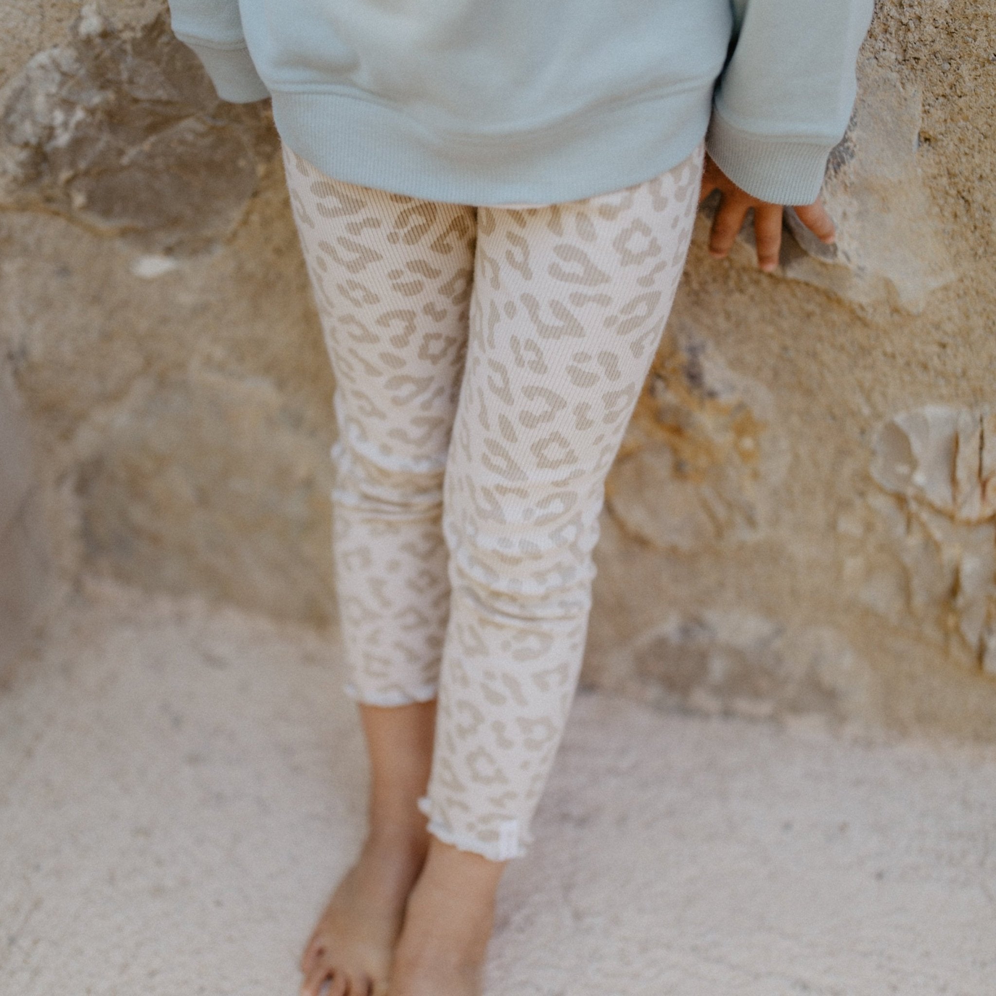 LEEVJE Leggings Leoprint - wunderwunsch
