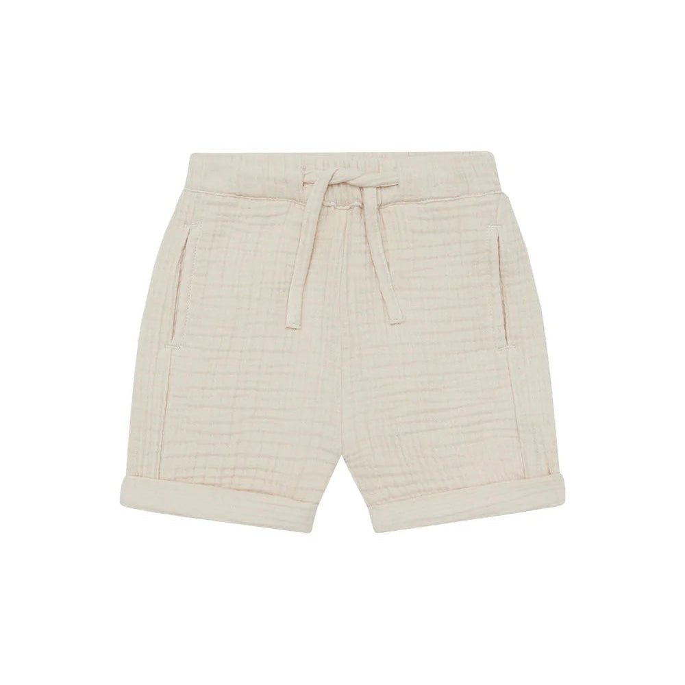 LEEVJE Shorts aus Musselin Cappucino - wunderwunsch