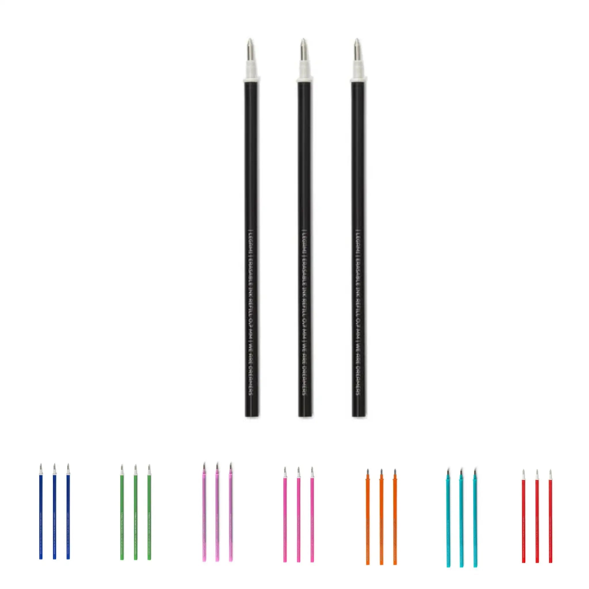 LEGAMI 3er Pack Ersatzmine für löschbarer Gelstift - wunderwunsch