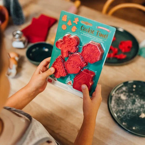 LEGAMI 5er - Set Plätzchenform mit Stempel - Weihnachten - wunderwunsch