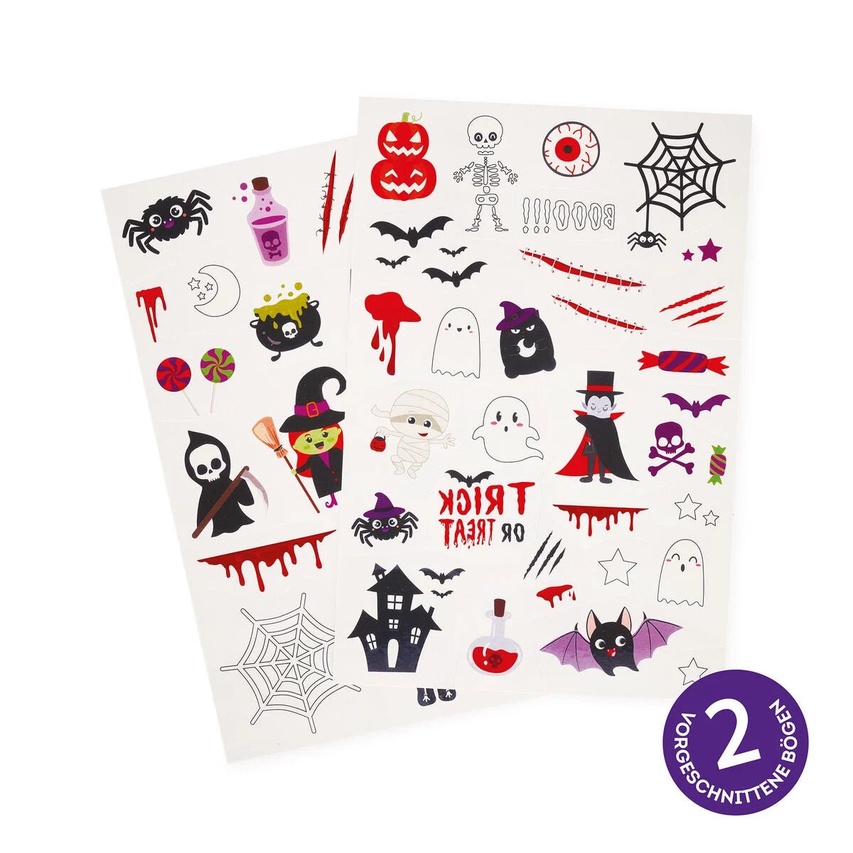 LEGAMI Abziehtattoos - Halloween - Tattoos - wunderwunsch