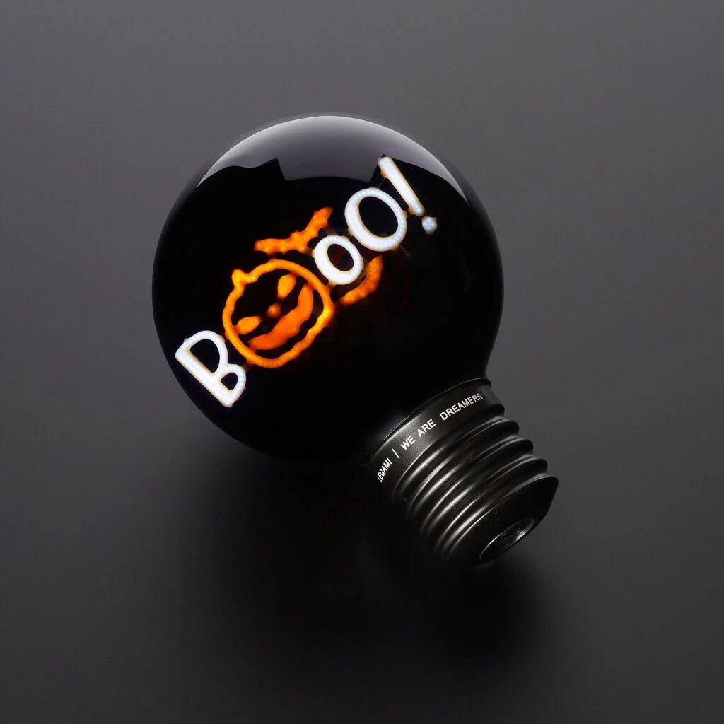 LEGAMI Deko-Tischlampe in Glühbirnenform - Pumpkin Booo - Bulb Fiction - wunderwunsch