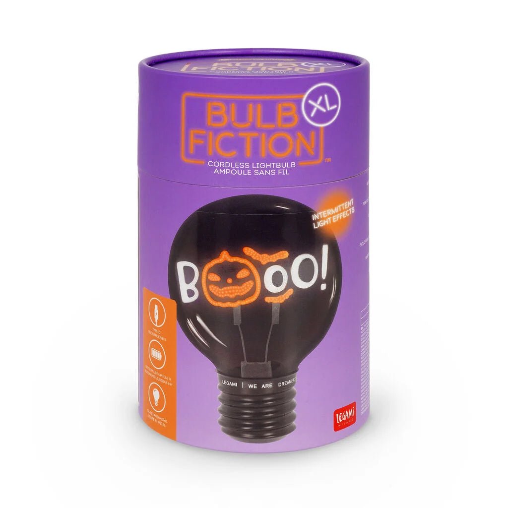 LEGAMI Deko-Tischlampe in Glühbirnenform - Pumpkin Booo - Bulb Fiction - wunderwunsch