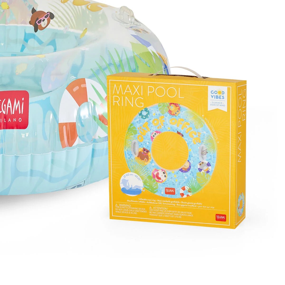LEGAMI Maxi - Schwimmring Out of Office - Maxi Pool Ring - wunderwunsch