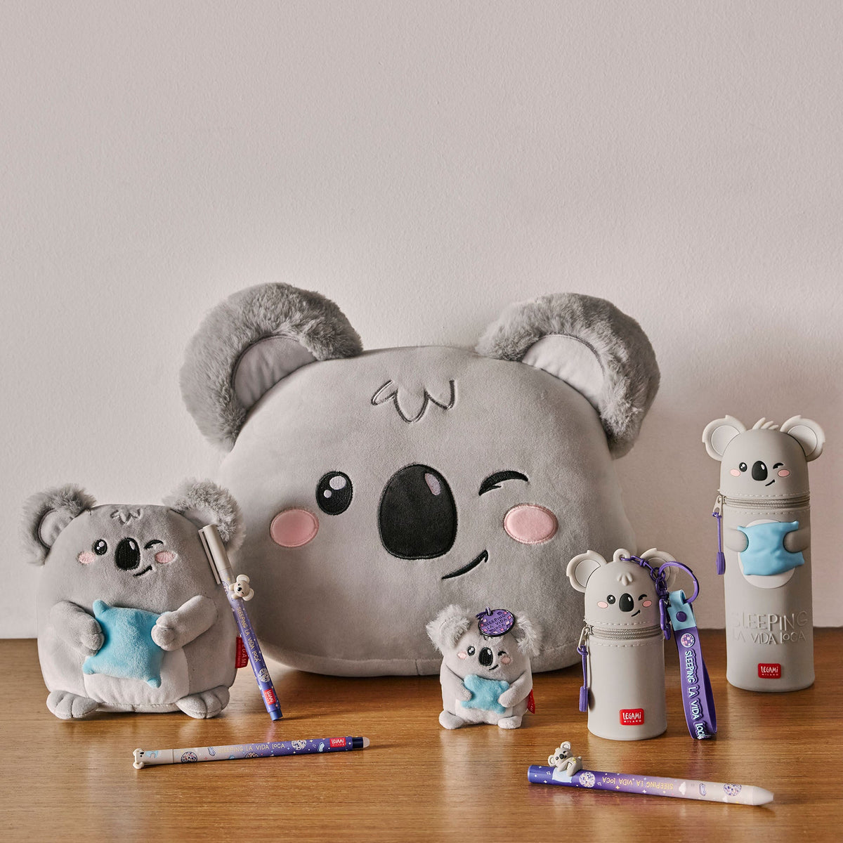 LEGAMI Münztasche mit Schlüsselanhänger Koala - Mini Kawaii - wunderwunsch