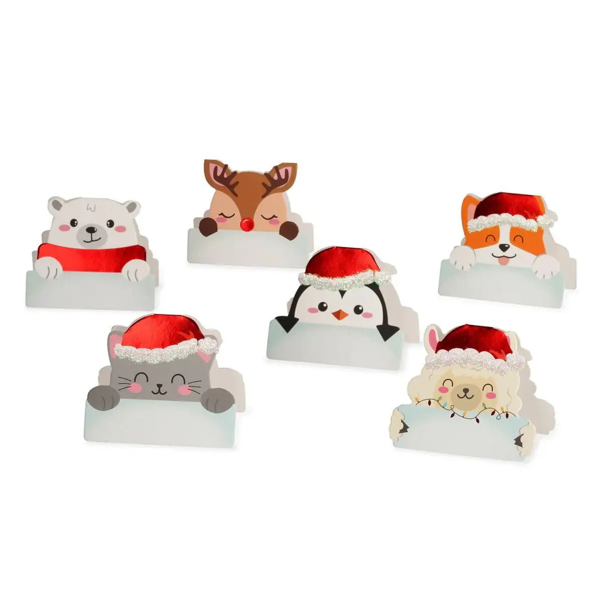 LEGAMI Set mit 12 weihnachtlichen Tischkärtchen - wunderwunsch