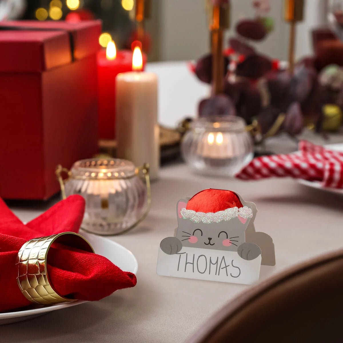 LEGAMI Set mit 12 weihnachtlichen Tischkärtchen - wunderwunsch