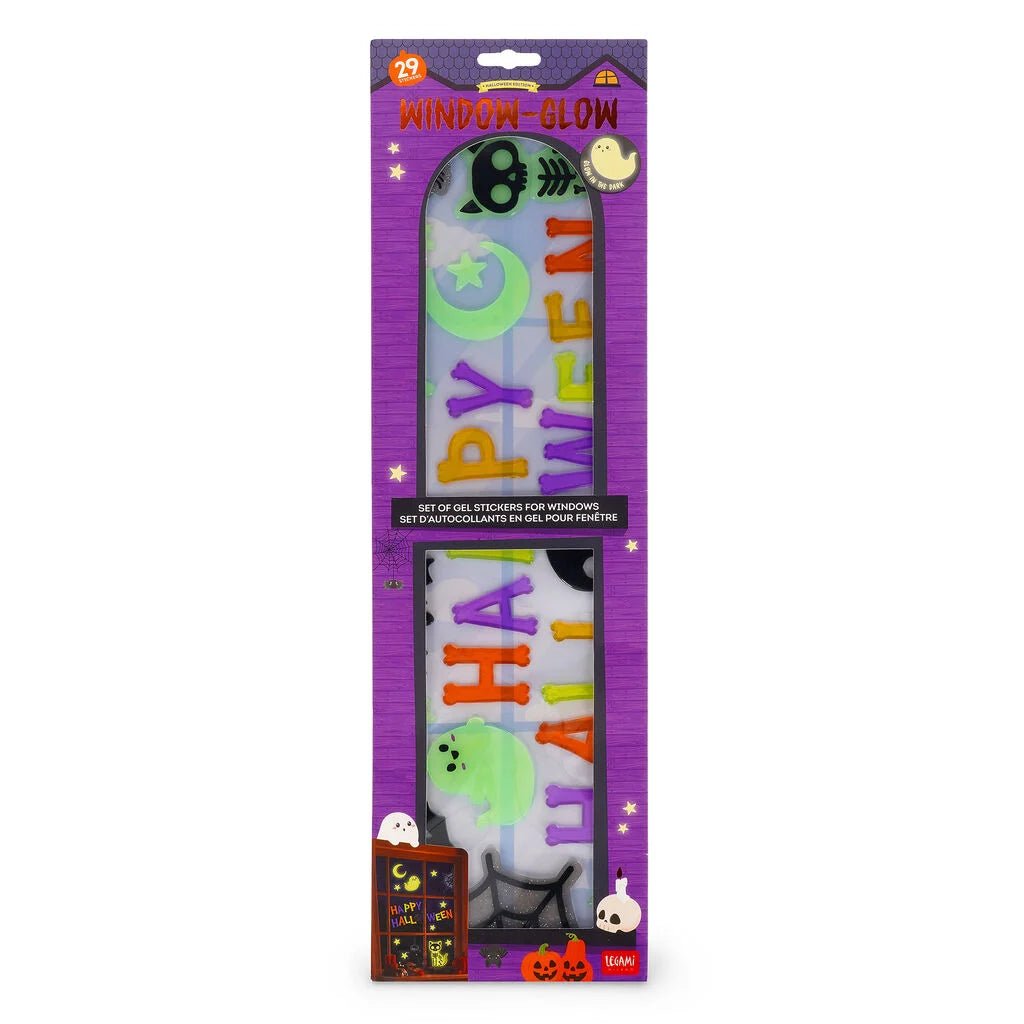 LEGAMI Set mit Gel-Fensteraufklebern - Happy Halloween - wunderwunsch