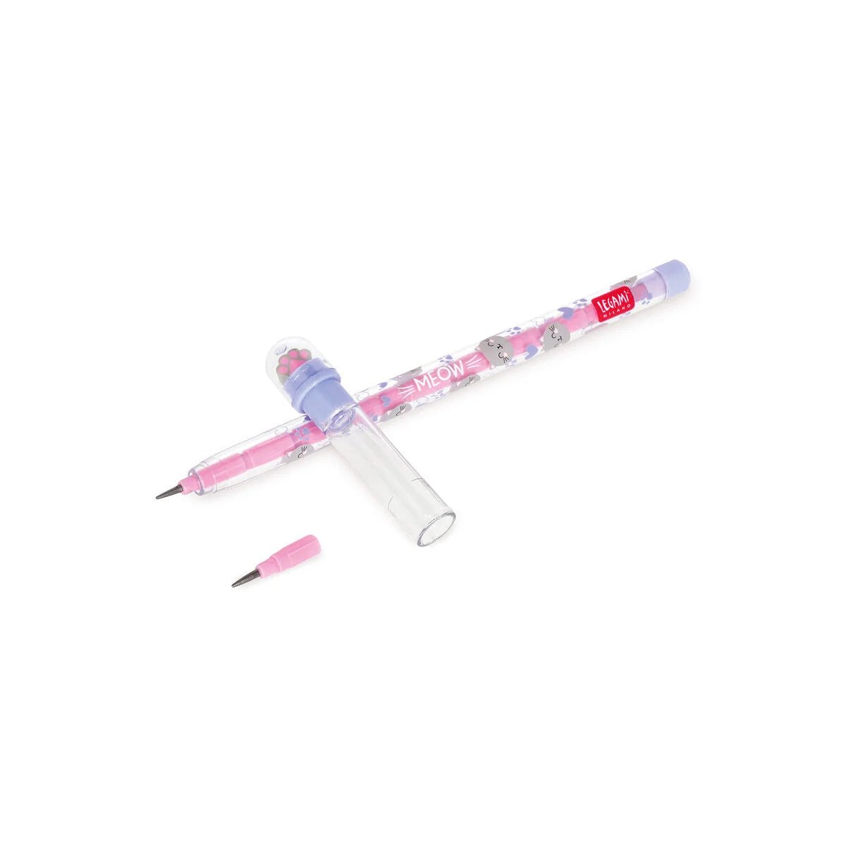 LEGAMI Stapelbarer Bleistift mit Radiergummi - wunderwunsch
