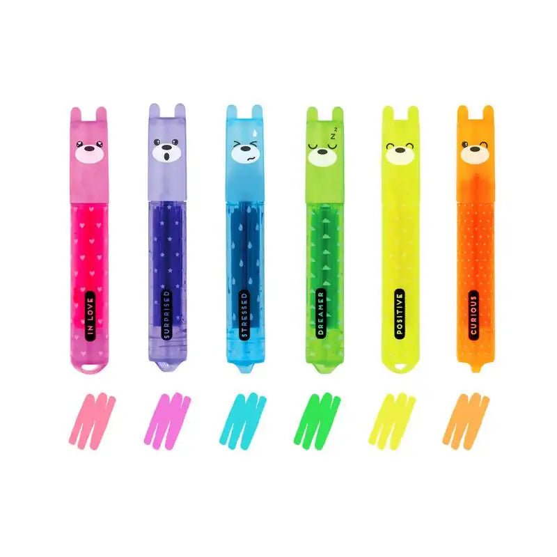 LEGAMI Textmarker 6er Set - Bär - wunderwunsch