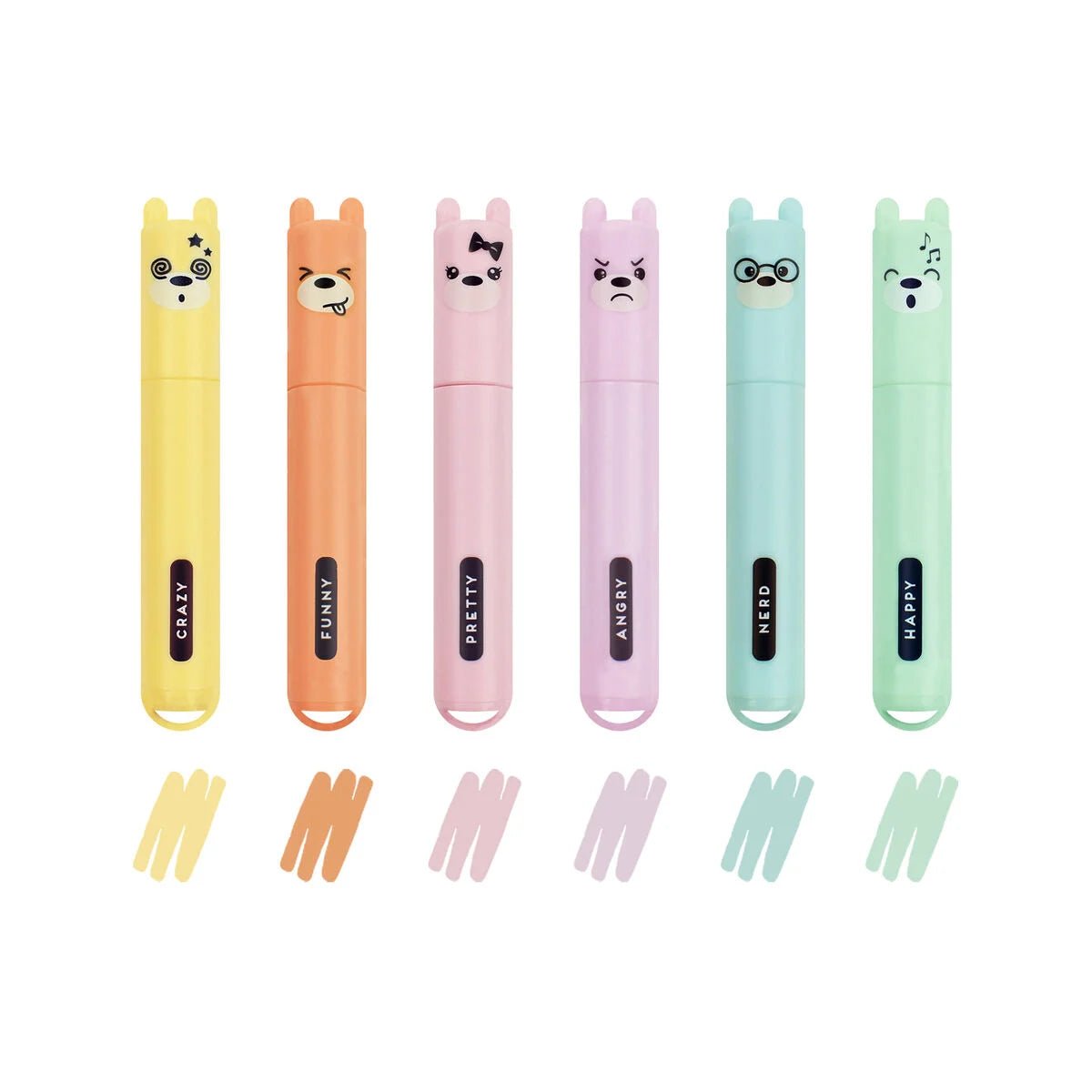LEGAMI Textmarker 6er Set - Bär - wunderwunsch