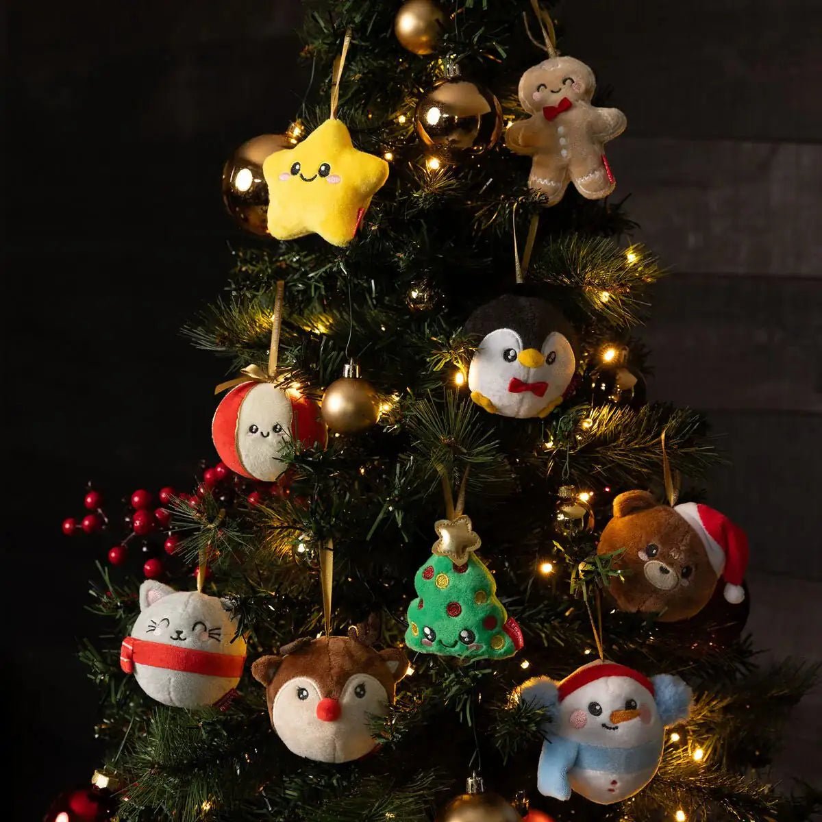 LEGAMI Weihnachtsdekoration aus Plüsch - wunderwunsch