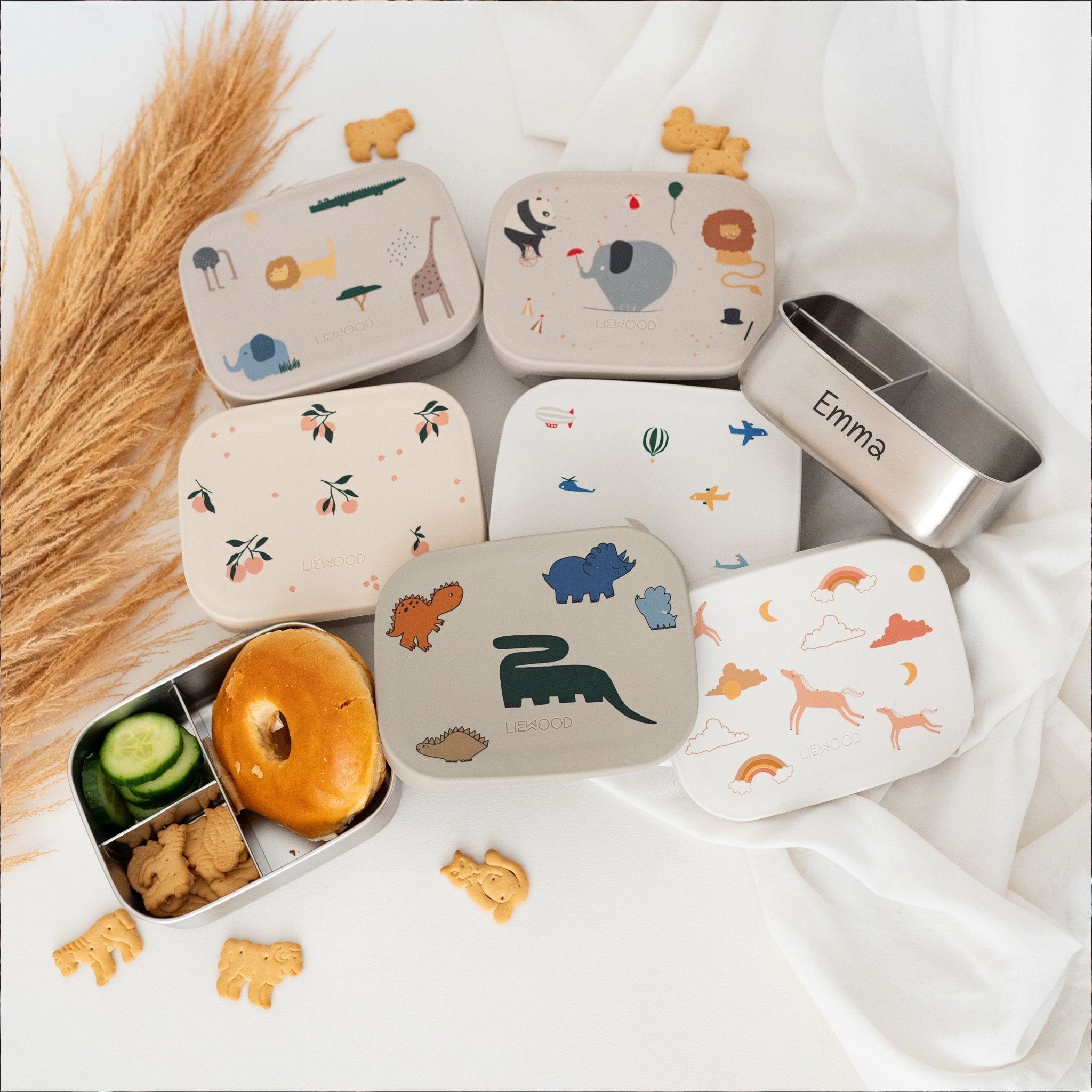LIEWOOD Edelstahl Lunchbox personalisiert - wunderwunsch
