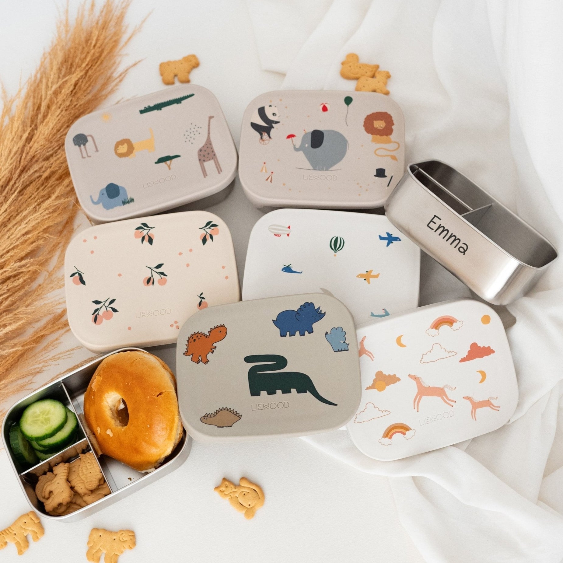 LIEWOOD Edelstahl Lunchbox personalisiert - wunderwunsch