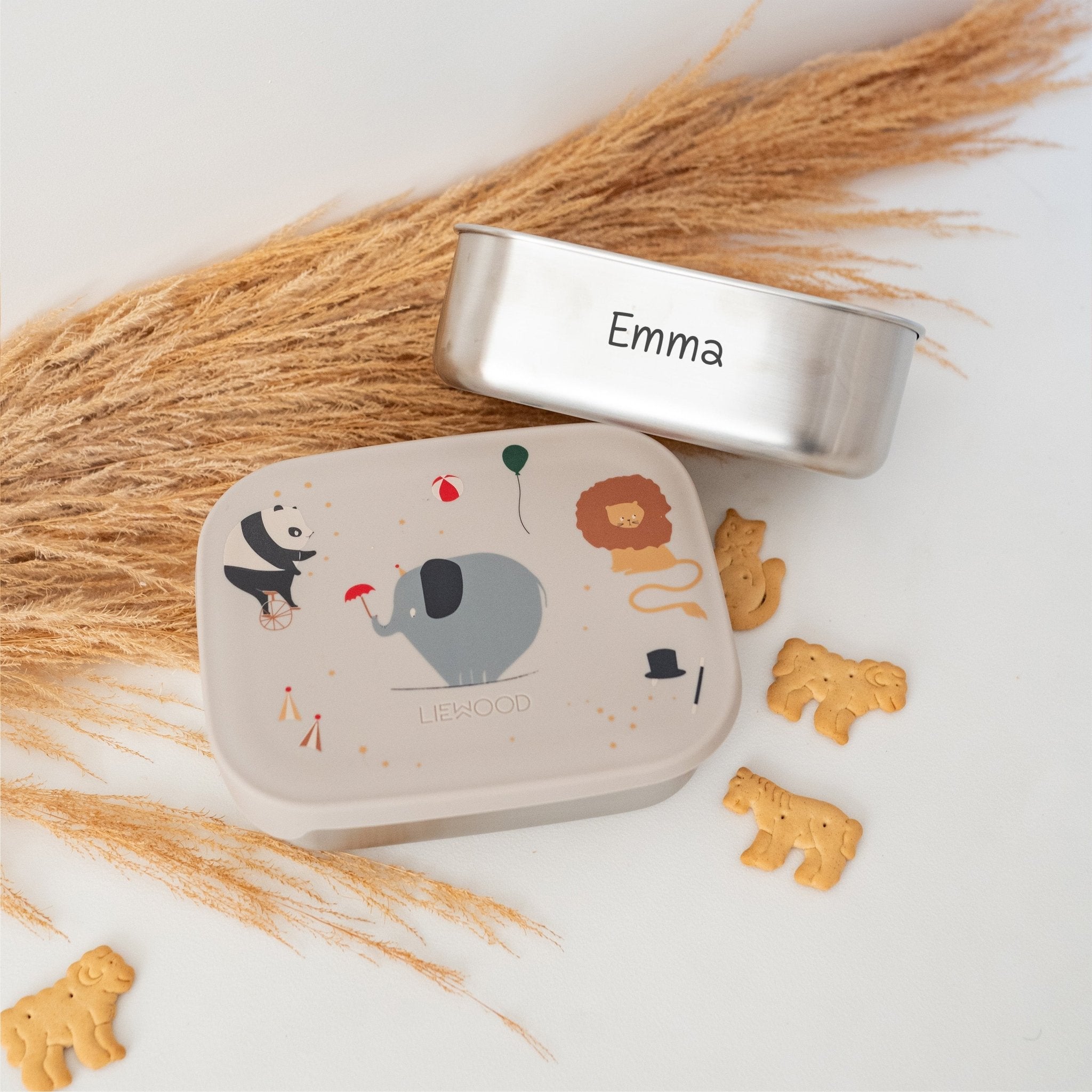 LIEWOOD Edelstahl Lunchbox personalisiert - wunderwunsch