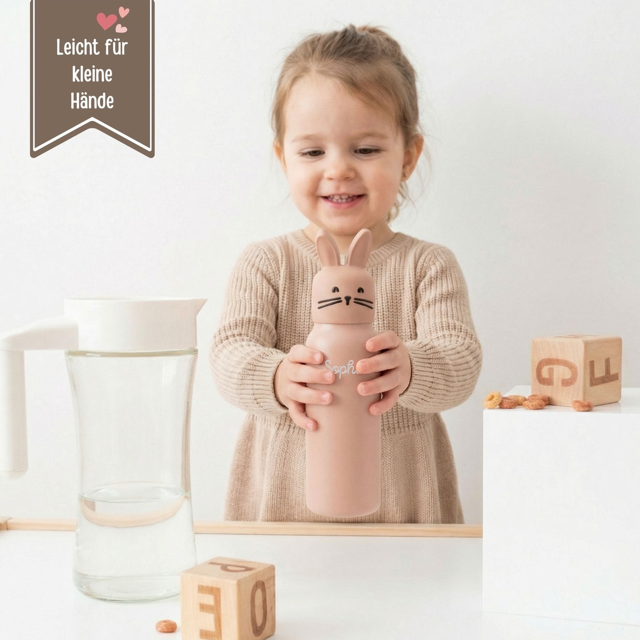 LIEWOOD Edelstahl Trinkflasche Tier 350ml - wunderwunsch