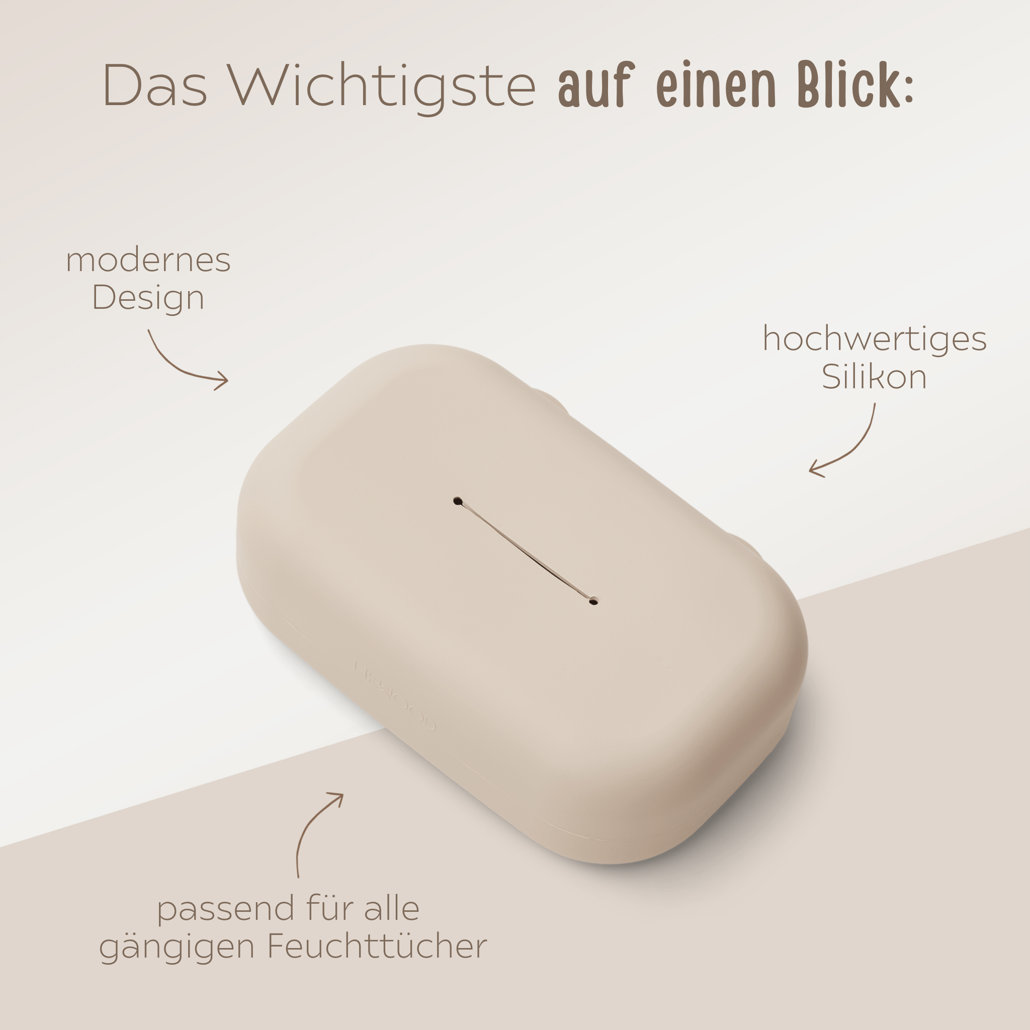 LIEWOOD Feuchttücherbox personalisiert - wunderwunsch