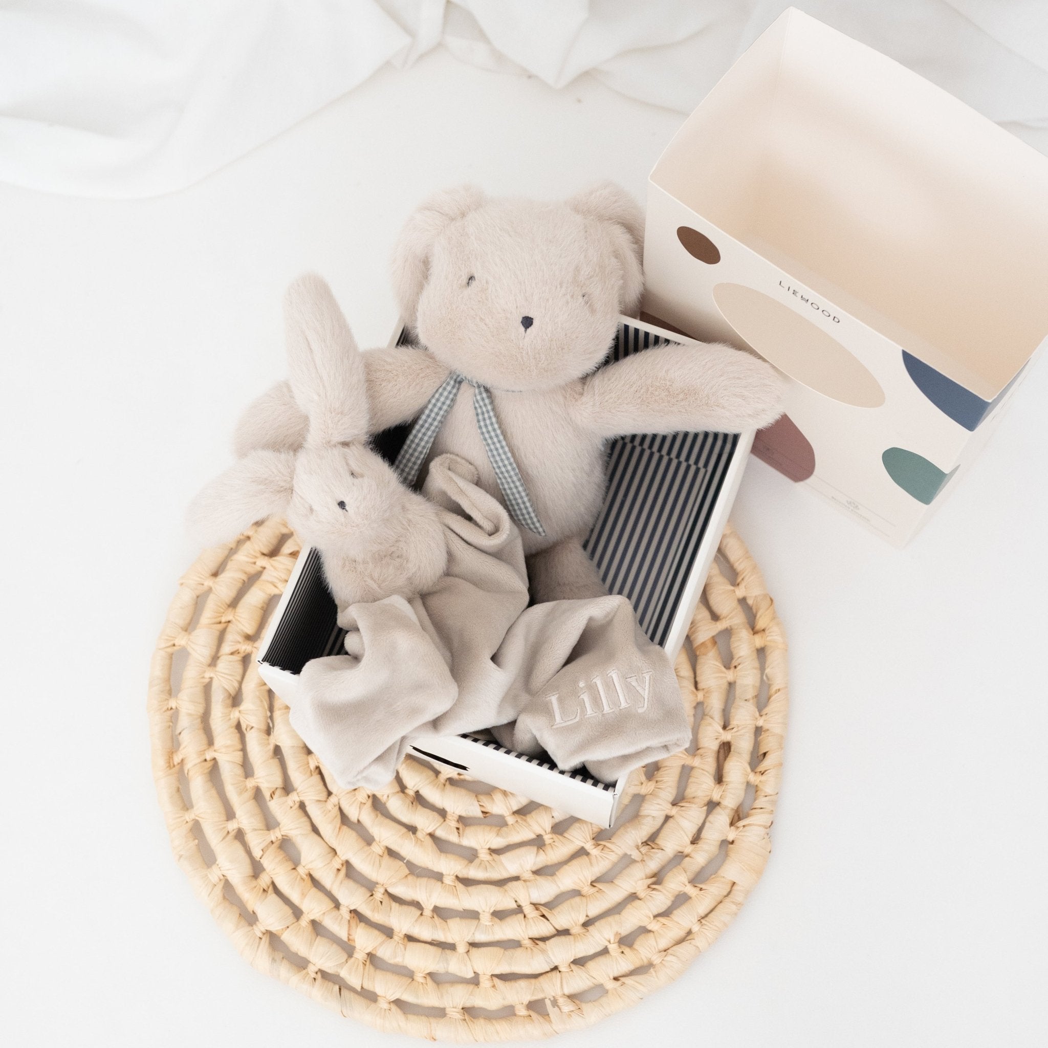 LIEWOOD Geschenkset Kuscheltier & Kuscheltuch - wunderwunsch