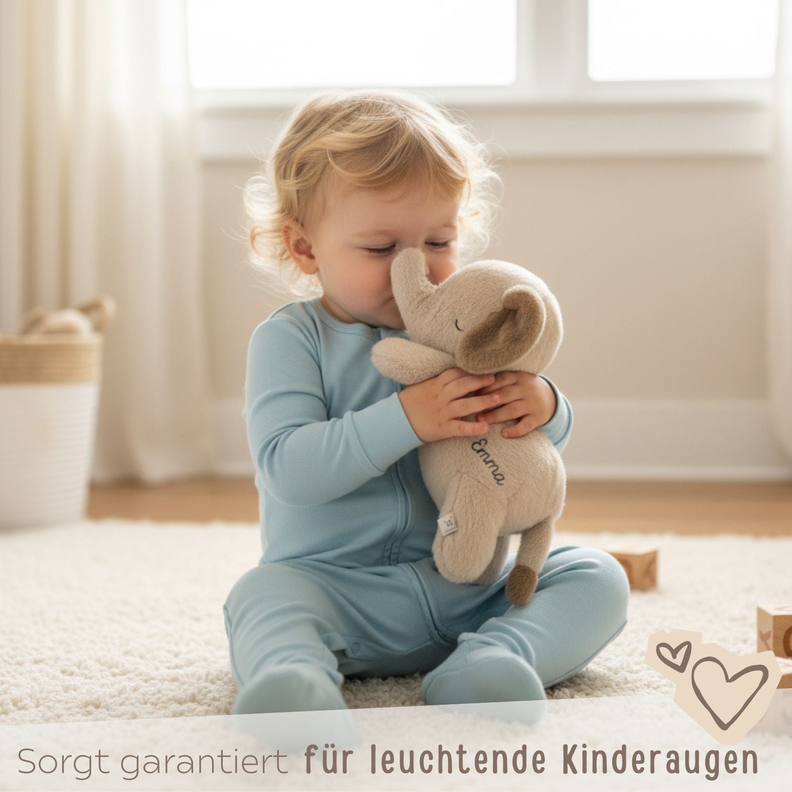 LIEWOOD Kuscheltier Elefant personalisierbar - wunderwunsch