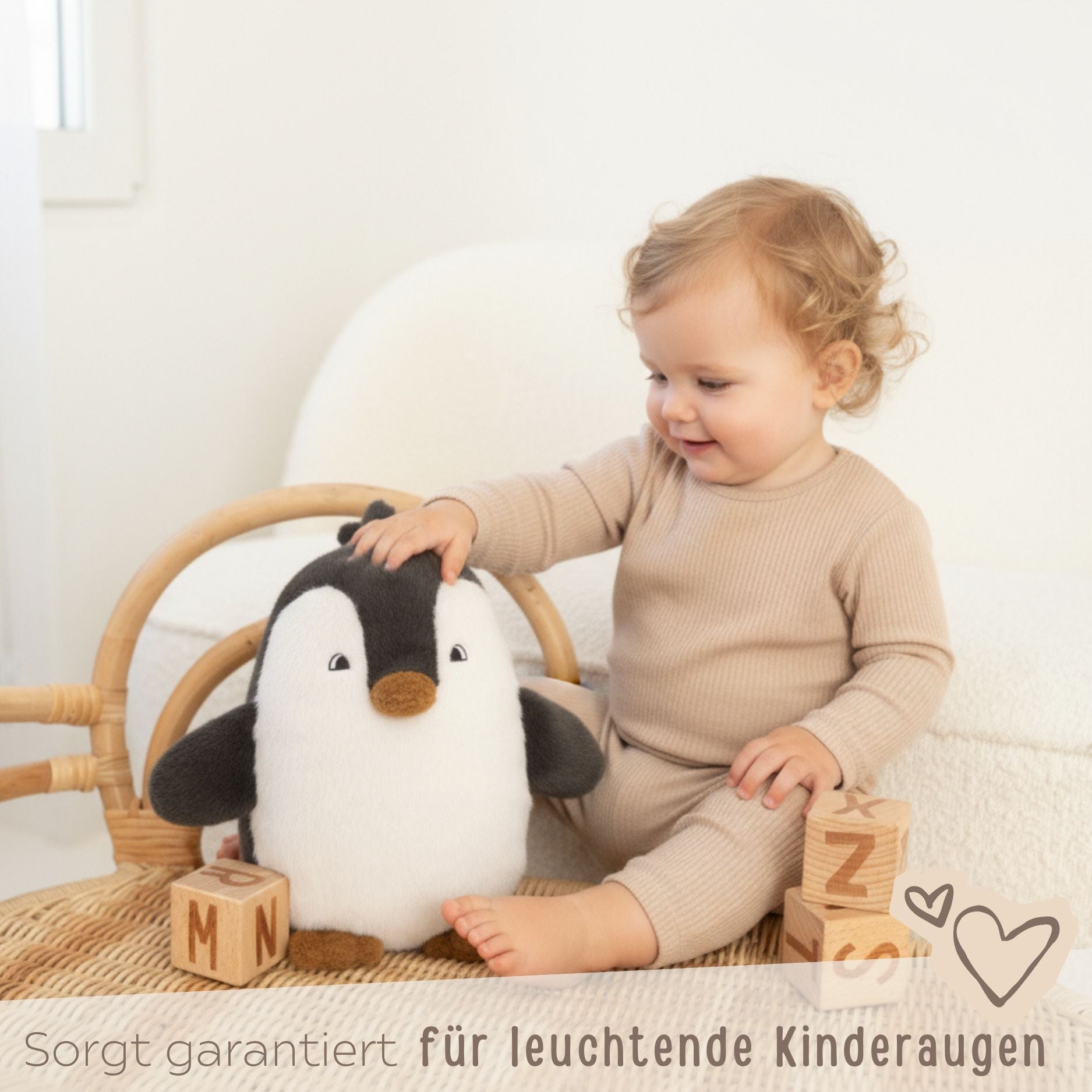 LIEWOOD Kuscheltier Pinguin personalisierbar - wunderwunsch