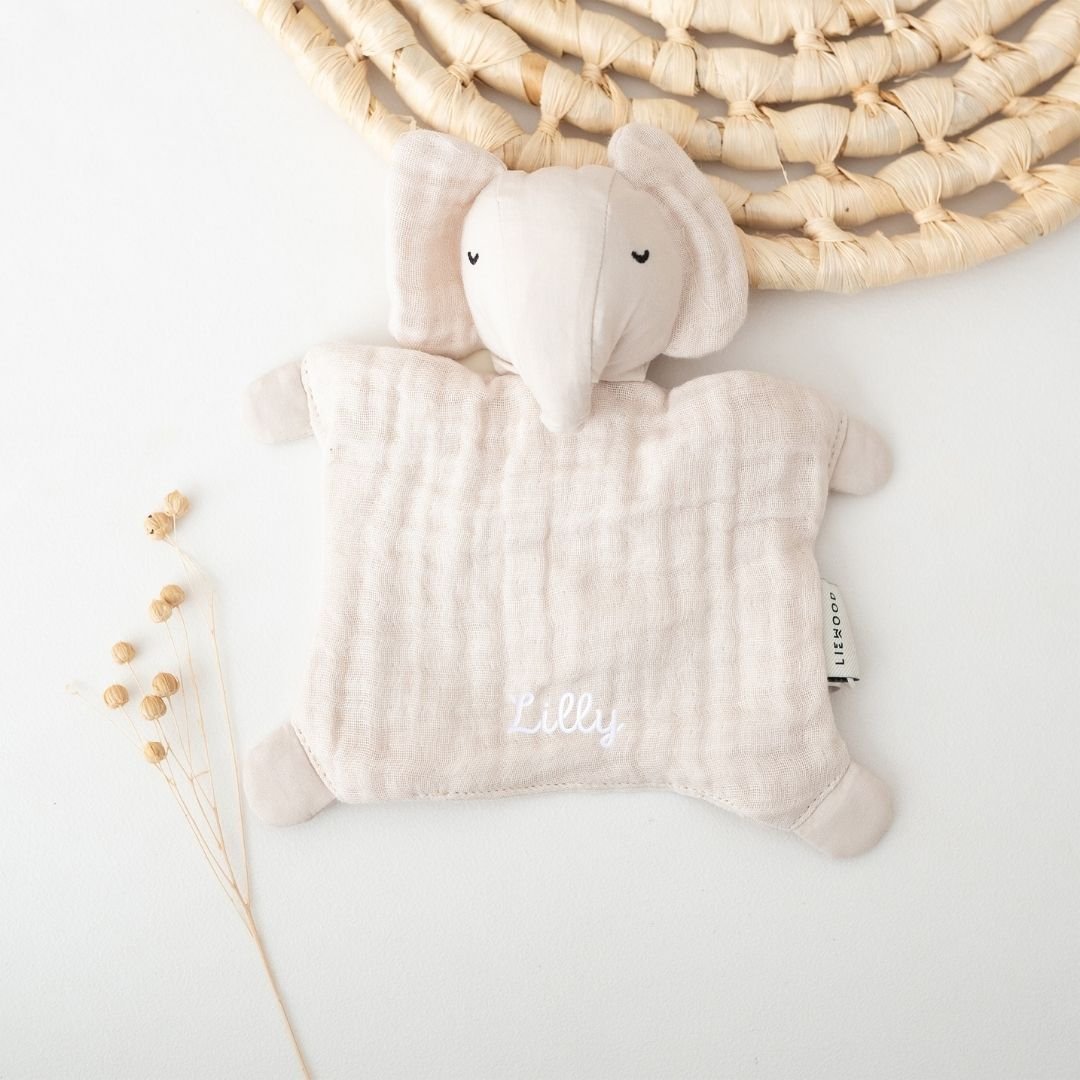 LIEWOOD Schmusetuch Elefant personalisierbar - wunderwunsch