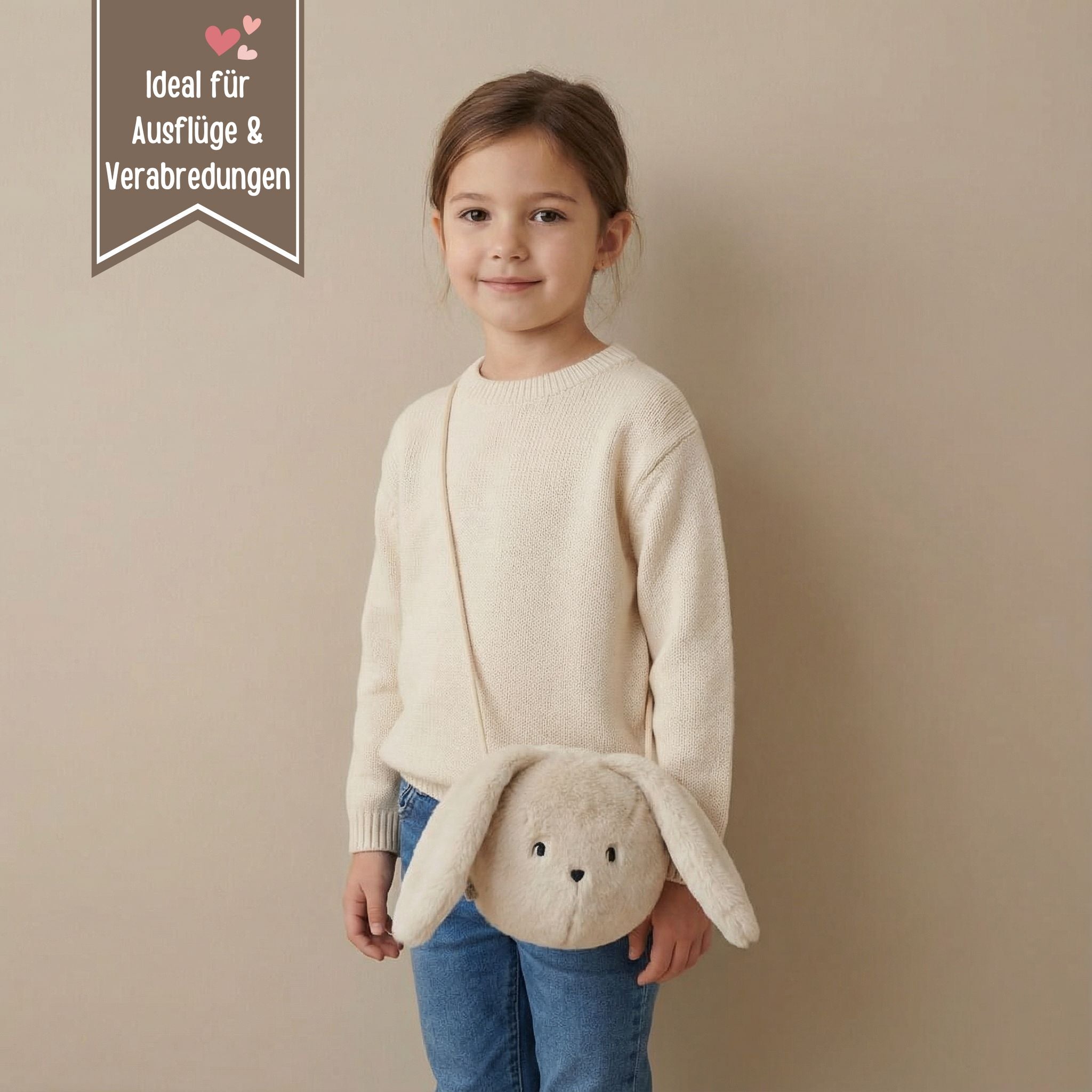 LIEWOOD Umhängetasche Hase personalisierbar - wunderwunsch