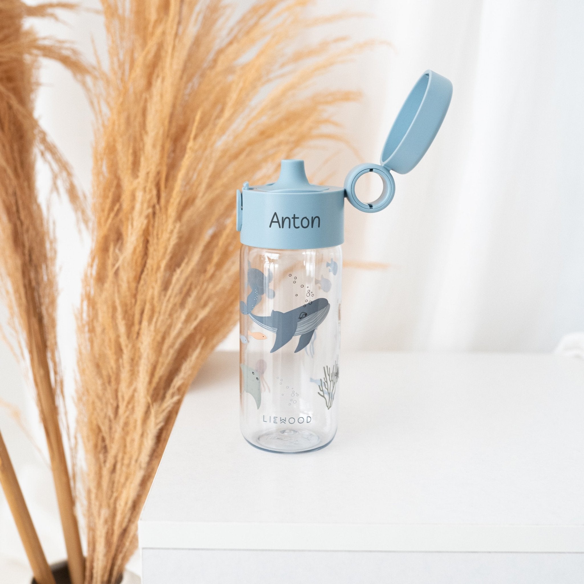 LIEWOOD Wasserflasche mit Print 350ml personalisiert - wunderwunsch