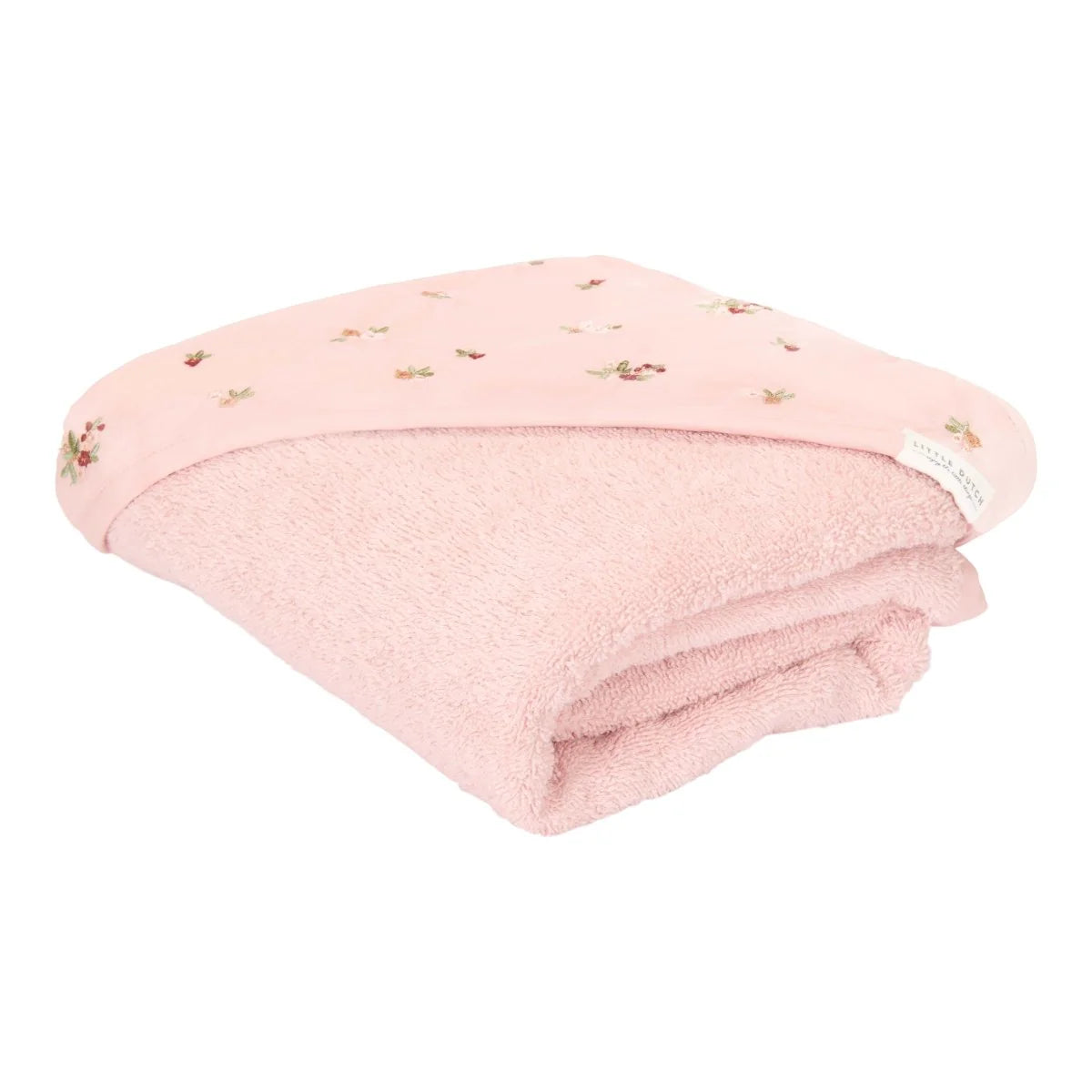 LITTLE DUTCH Badetuch 75x75cm - Rosa - Fairy Garden