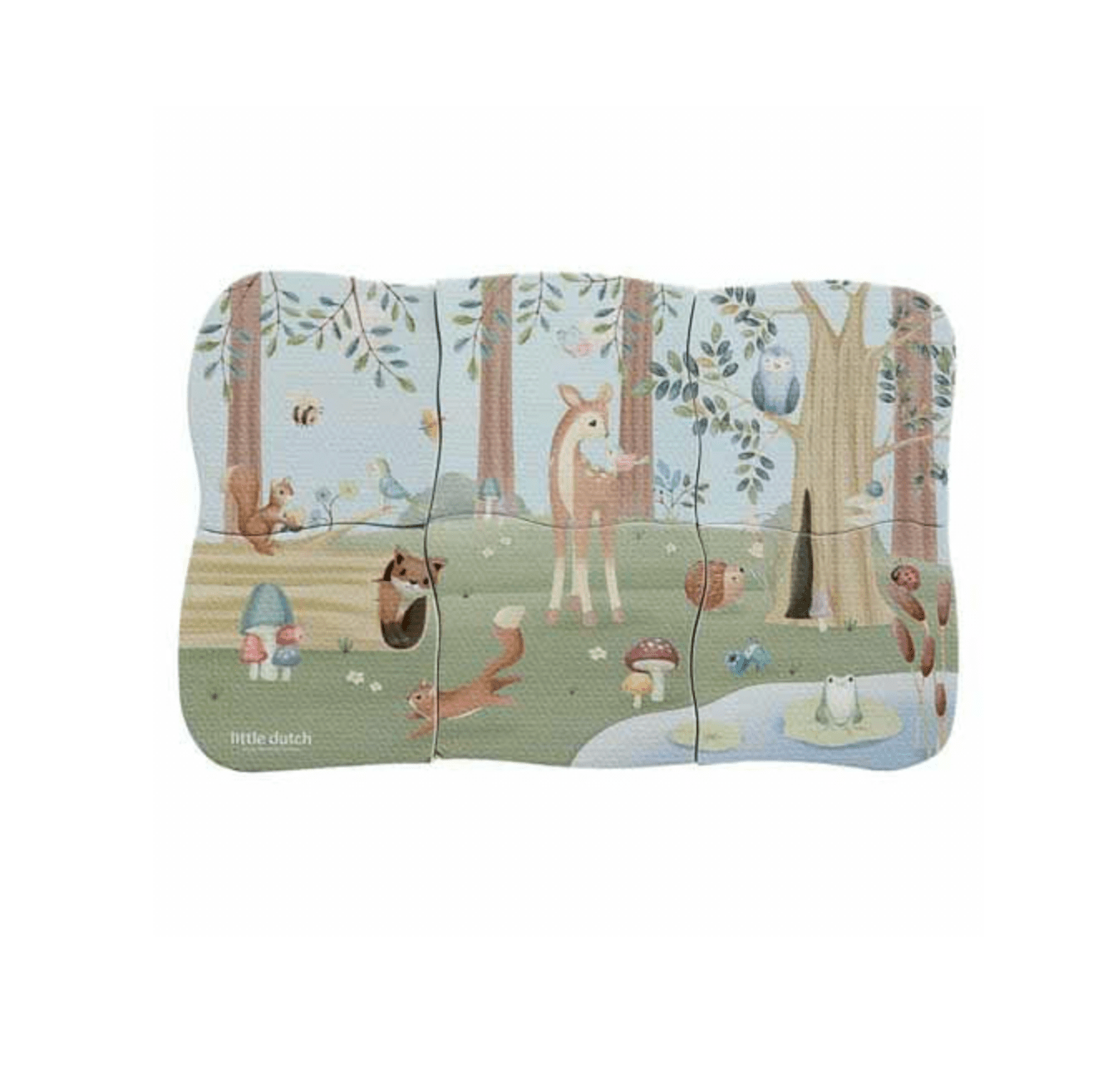 LITTLE DUTCH Badepuzzle - Forest Friends - wunderwunsch