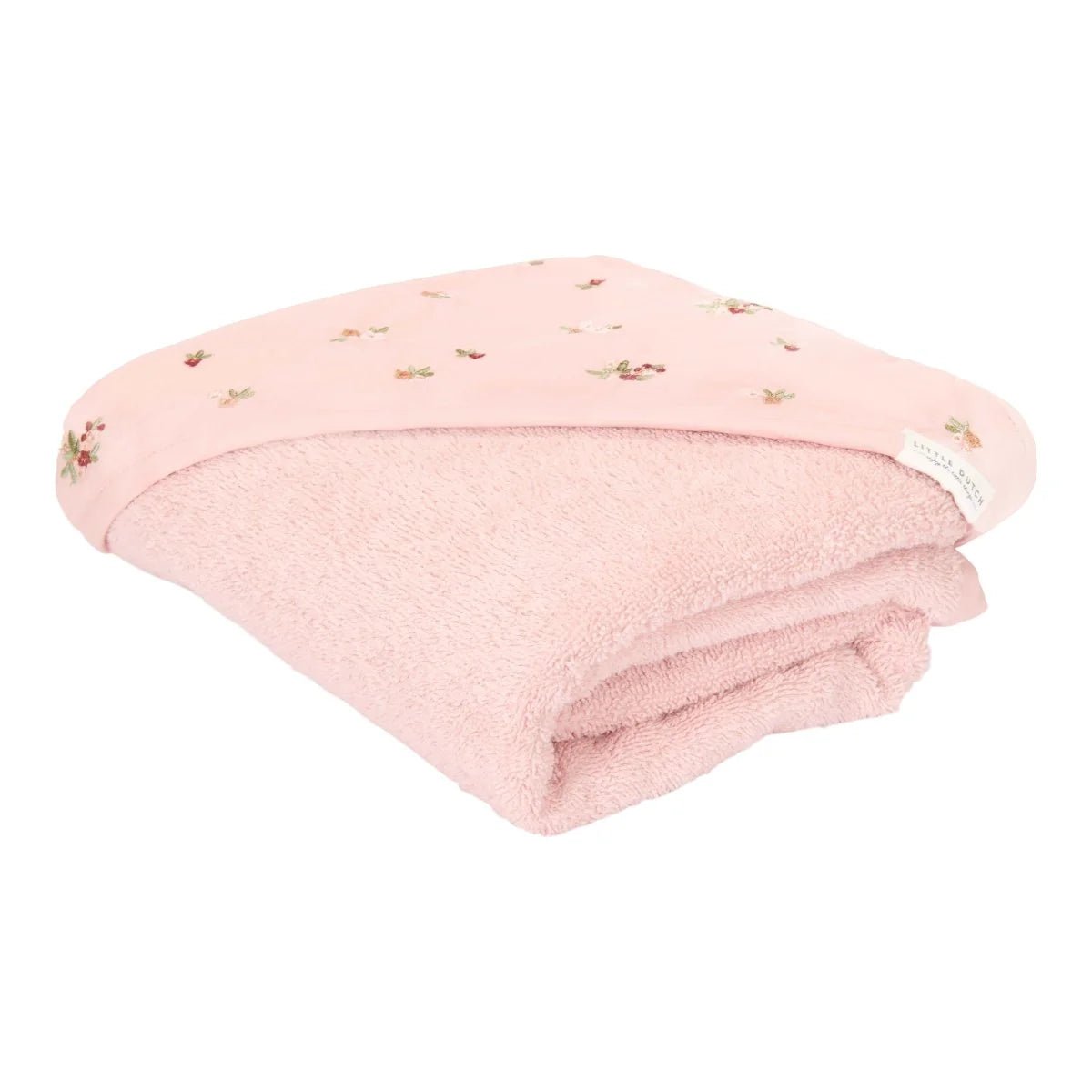 LITTLE DUTCH Badetuch 75x75cm - Rosa - Fairy Garden - wunderwunsch