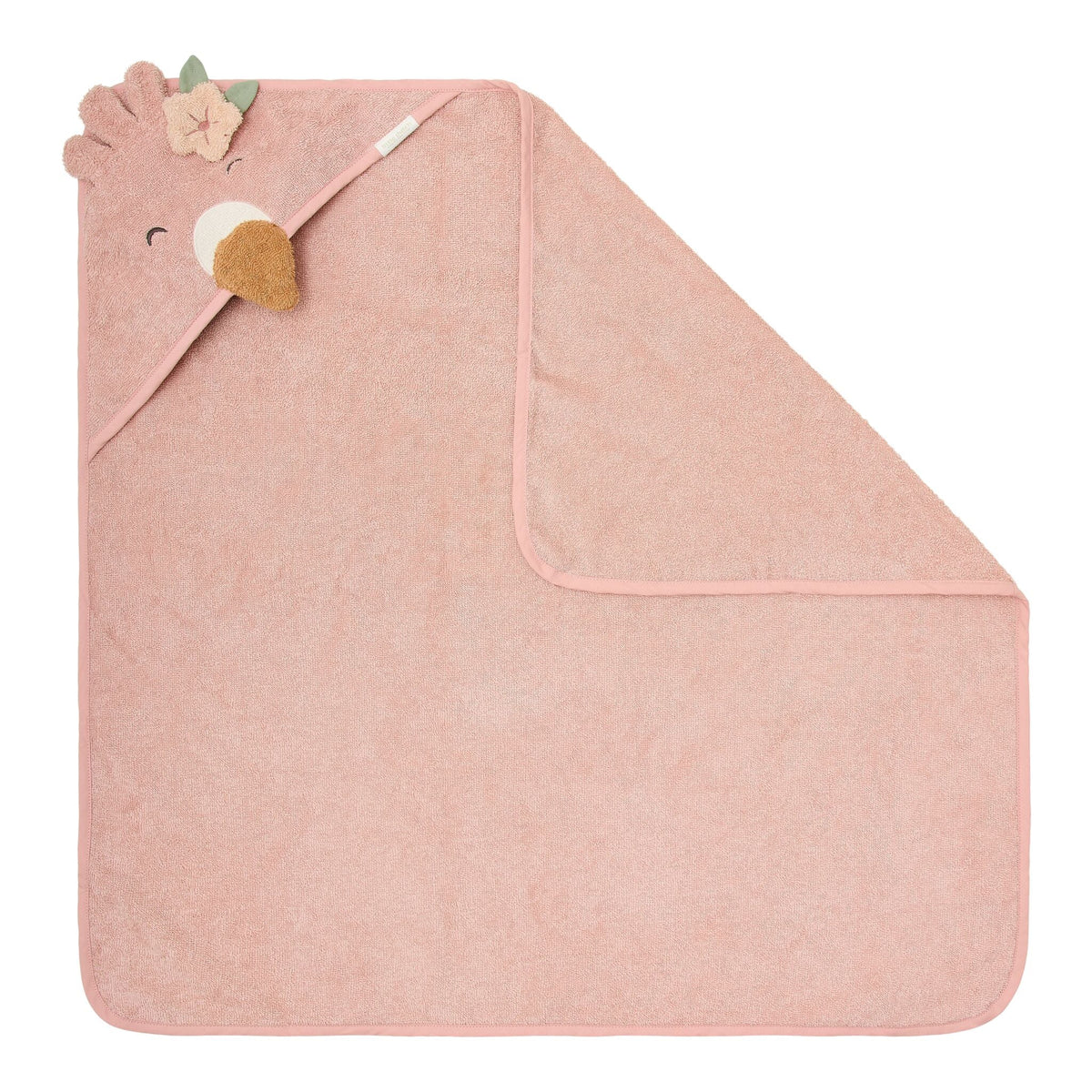 LITTLE DUTCH Badetuch Flamingo - Safari Friends - wunderwunsch