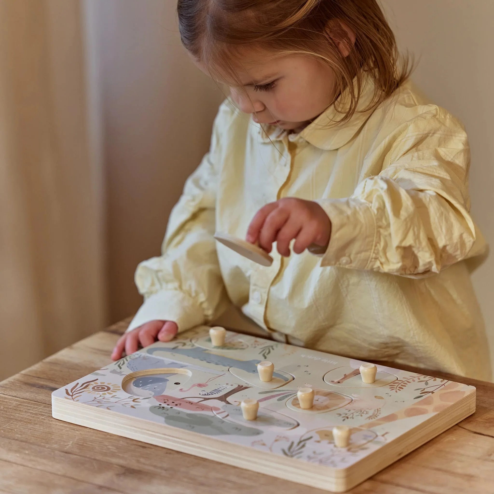 LITTLE DUTCH Geräuschepuzzle - Safari Friends - wunderwunsch