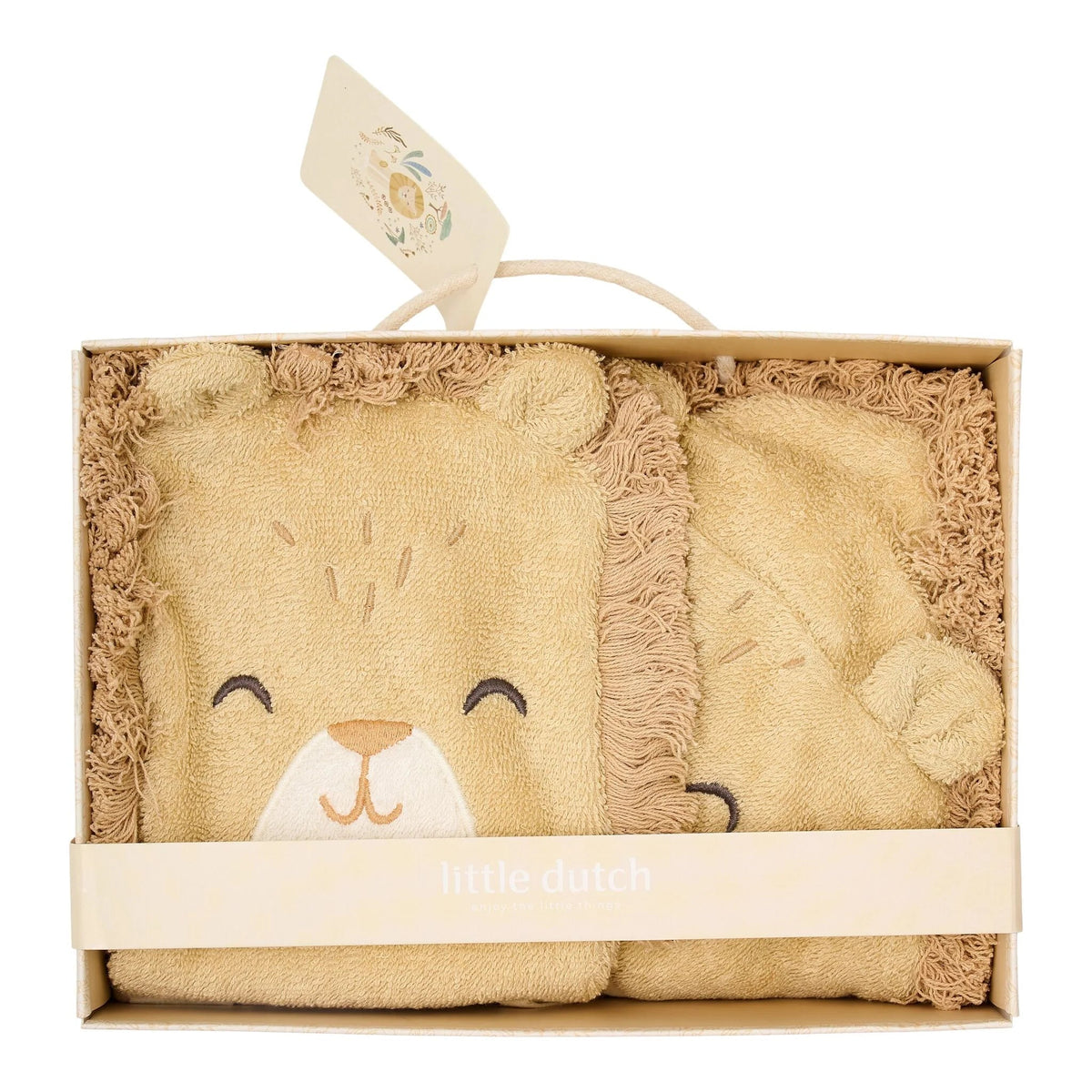 LITTLE DUTCH Geschenkbox Löwe - Gelb - wunderwunsch