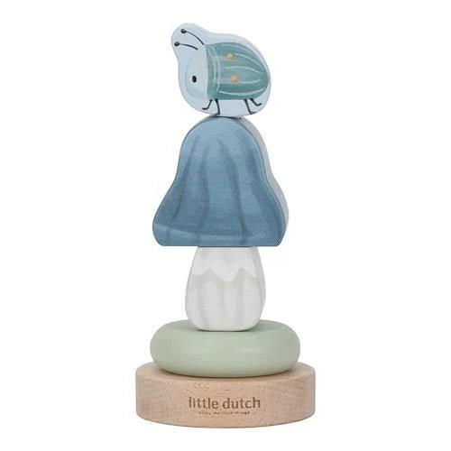LITTLE DUTCH Geschenkset Holz - Forest Friends blau - wunderwunsch