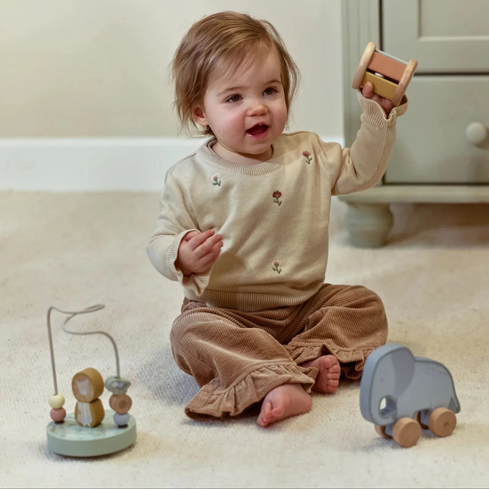 LITTLE DUTCH Geschenkset Holz - Safari Friends - wunderwunsch