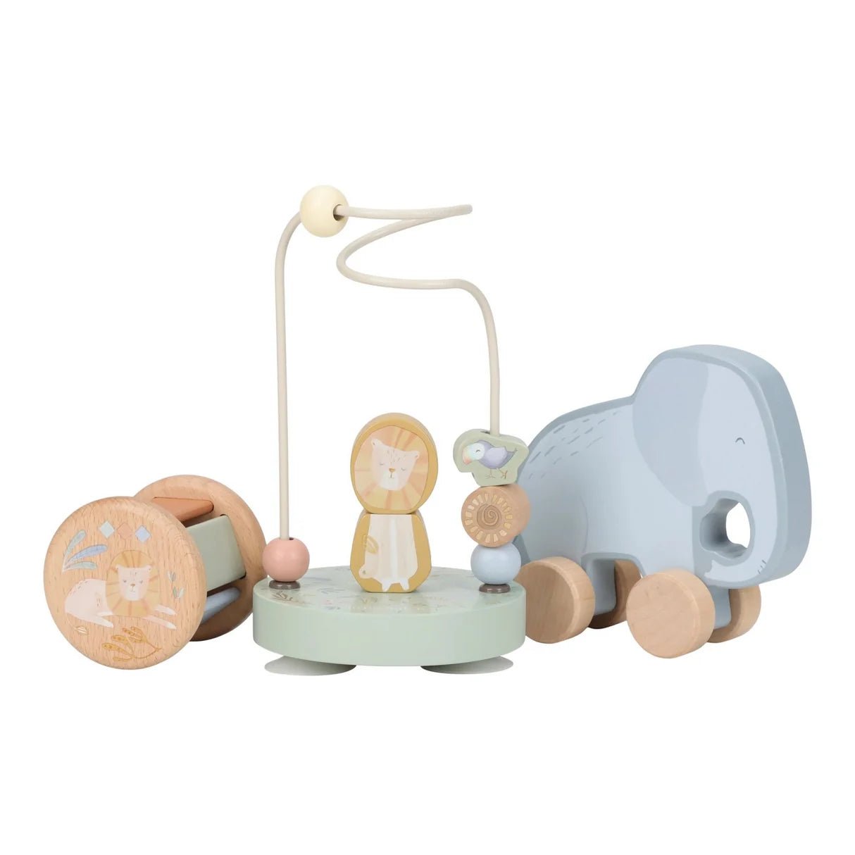 LITTLE DUTCH Geschenkset Holz - Safari Friends - wunderwunsch