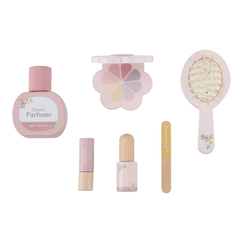 LITTLE DUTCH Holz Frisiertisch klein - Rosa - Essentials - wunderwunsch