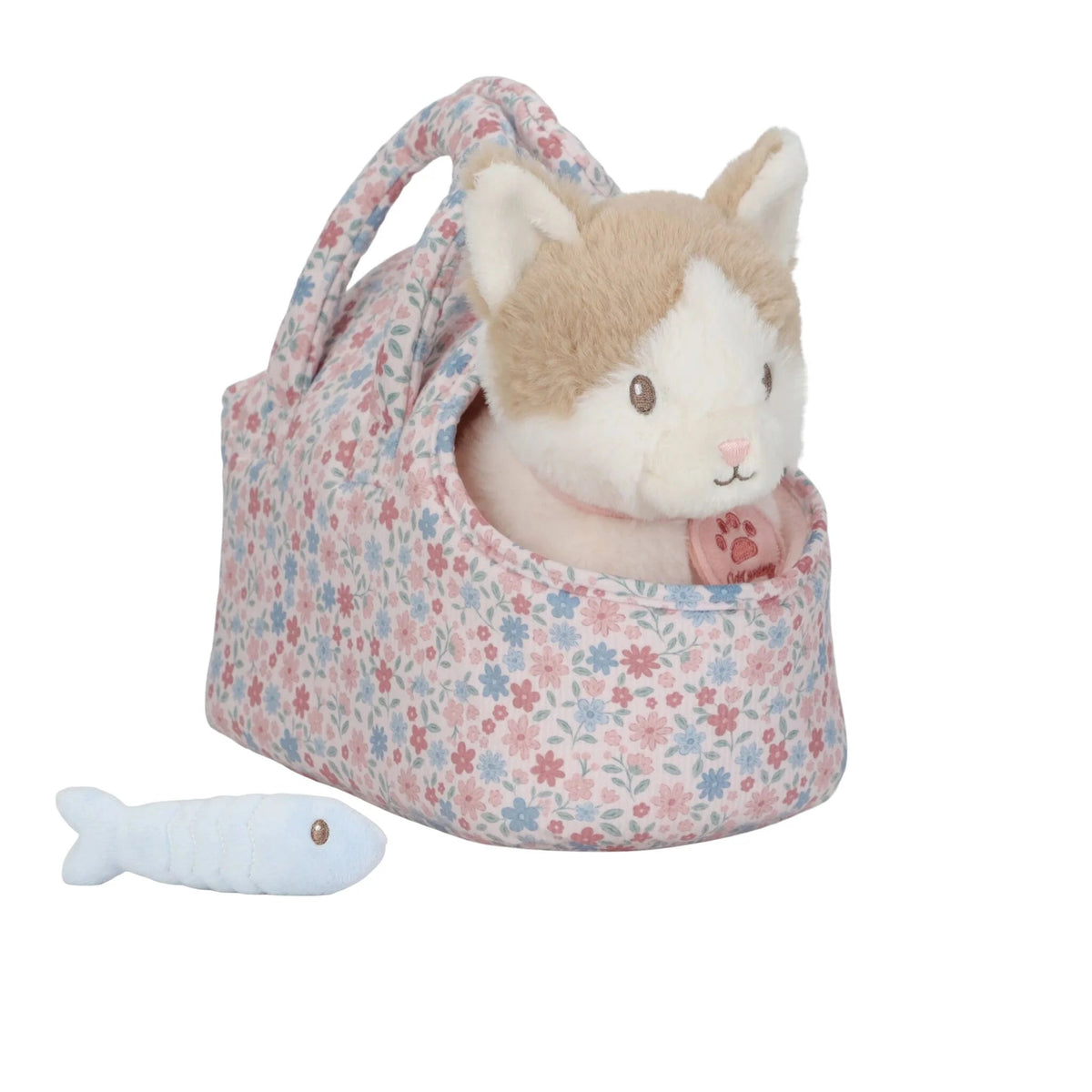 LITTLE DUTCH Kuschelkatze in Tasche rosa - wunderwunsch