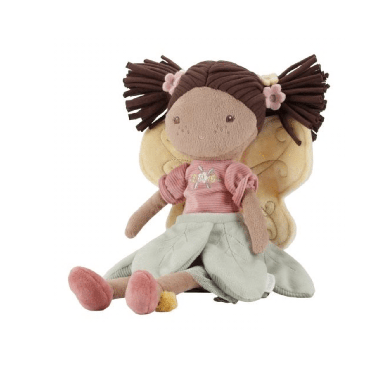 LITTLE DUTCH Kuschelpuppe - Fee - Evi schwarzhaarig - wunderwunsch