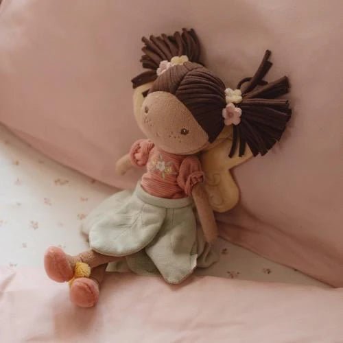 LITTLE DUTCH Kuschelpuppe - Fee - Evi schwarzhaarig - wunderwunsch