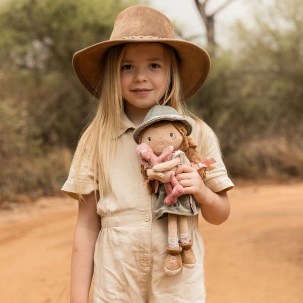 LITTLE DUTCH Kuschelpuppe - Ranger Rosa - Safari Friends - wunderwunsch