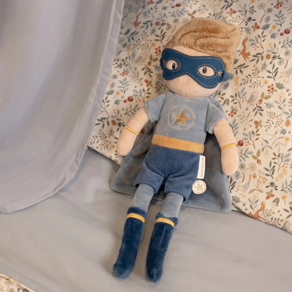 LITTLE DUTCH Kuschelpuppe - Superheld - Jim - wunderwunsch